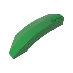 GDS-M060 - Wedge Curved 8 x 3 x 2 Open Right