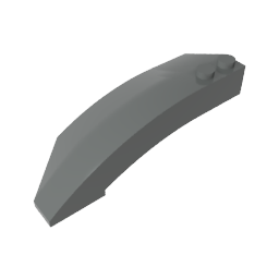 GDS-M060 - Wedge Curved 8 x 3 x 2 Open Right