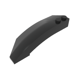 GDS-M060 - Wedge Curved 8 x 3 x 2 Open Right
