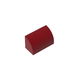 GDS-M063 - Brick Curved 1 x 2 x 1 No Studs
