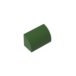 GDS-M063 - Brick Curved 1 x 2 x 1 No Studs