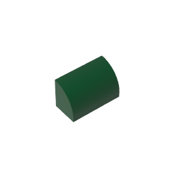 GDS-M063 - Brick Curved 1 x 2 x 1 No Studs
