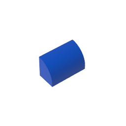 GDS-M063 - Brick Curved 1 x 2 x 1 No Studs