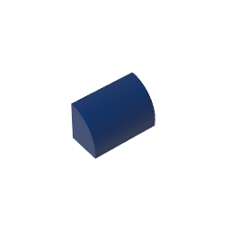 GDS-M063 - Brick Curved 1 x 2 x 1 No Studs