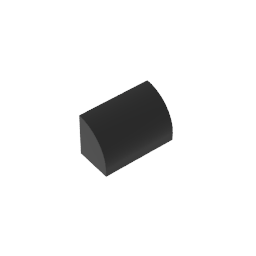 GDS-M063 - Brick Curved 1 x 2 x 1 No Studs