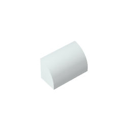 GDS-M063 - Brick Curved 1 x 2 x 1 No Studs