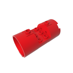 GDS-M097 - Cylinder 3 x 6 x 2 2/3 Horizontal Open Studs