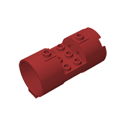 GDS-M097 - Cylinder 3 x 6 x 2 2/3 Horizontal Open Studs