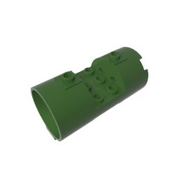 GDS-M097 - Cylinder 3 x 6 x 2 2/3 Horizontal Open Studs