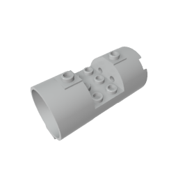 GDS-M097 - Cylinder 3 x 6 x 2 2/3 Horizontal Open Studs