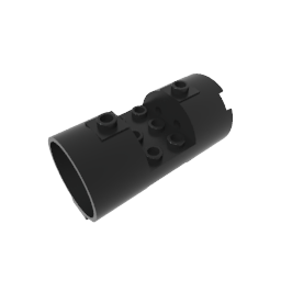 GDS-M097 - Cylinder 3 x 6 x 2 2/3 Horizontal Open Studs