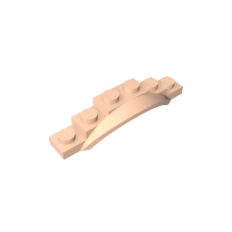 GDS-M099 - Wheel Arch, Mudguard, 1 1/2 x 6 x 1 [Arch Extended]