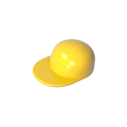 GDS-M101 - Minifig Cap Short Curved Peak