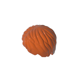 GDS-M112 - Minifig Hair Short, Tousled with Side Part