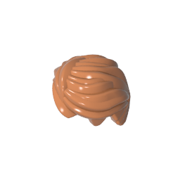 GDS-M113 - Minifig Hair Swept Back, Tousled
