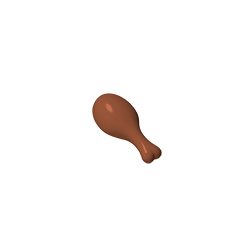 GDS-M1152 - Food Turkey Drumstick [Short] - 20 mm Opening