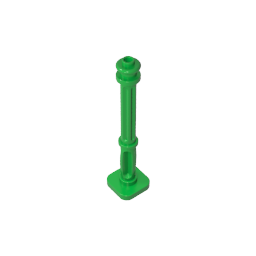 GDS-M117 - Lamp Post 2 x 2 x 7 with 6 Base Flutes