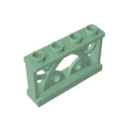 GDS-M154 - Fence Ornamented 1 x 4 x 2 with 4 Studs