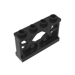 GDS-M154 - Fence Ornamented 1 x 4 x 2 with 4 Studs