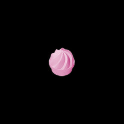 GDS-90501 - Plate Round 1 x 1 Swirled Top