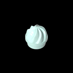 GDS-90501 - Plate Round 1 x 1 Swirled Top