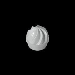 GDS-90501 - Plate Round 1 x 1 Swirled Top