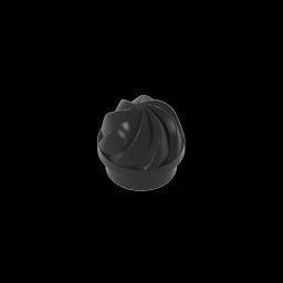 GDS-90501 - Plate Round 1 x 1 Swirled Top