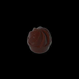GDS-90501 - Plate Round 1 x 1 Swirled Top
