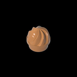 GDS-90501 - Plate Round 1 x 1 Swirled Top