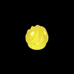GDS-90501 - Plate Round 1 x 1 Swirled Top