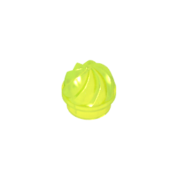 GDS-90501 - Plate Round 1 x 1 Swirled Top