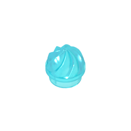 GDS-90501 - Plate Round 1 x 1 Swirled Top