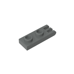 GDS-M173 - Hinge Plate 1 x 2 with 3 Fingers and Hollow Studs