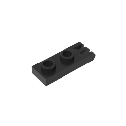 GDS-M173 - Hinge Plate 1 x 2 with 3 Fingers and Hollow Studs
