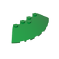 GDS-90469 - Brick Round Corner 6 x 6 with 33 Degrees Slope and Facet Cutout