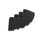 GDS-90469 - Brick Round Corner 6 x 6 with 33 Degrees Slope and Facet Cutout