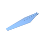 GDS-M195 - Hinge Plate 1 x 12 with Angled Side Extensions and Tapered Ends
