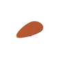 GDS-M201 - Minifig Shield Ovoid [Plain]