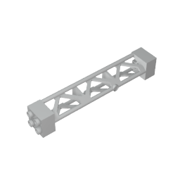 GDS-M217 - Support 2 x 2 x 10 Girder Triangular Vertical - Type 3 - Axle Hole, 3 Posts