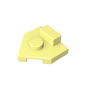 GDS-M228 - Plate Special 2 x 2 Wedge, Center Stud, 1 x 1/2 Raised Tab
