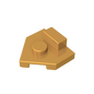GDS-M228 - Plate Special 2 x 2 Wedge, Center Stud, 1 x 1/2 Raised Tab