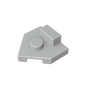 GDS-M228 - Plate Special 2 x 2 Wedge, Center Stud, 1 x 1/2 Raised Tab