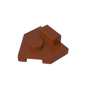 GDS-M228 - Plate Special 2 x 2 Wedge, Center Stud, 1 x 1/2 Raised Tab