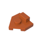 GDS-M228 - Plate Special 2 x 2 Wedge, Center Stud, 1 x 1/2 Raised Tab