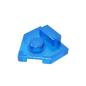 GDS-M228 - Plate Special 2 x 2 Wedge, Center Stud, 1 x 1/2 Raised Tab