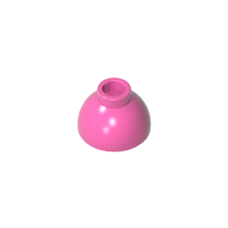 GDS-M253 - Brick Round 1.5 x 1.5 Dome Top [Plain]