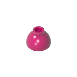 GDS-M253 - Brick Round 1.5 x 1.5 Dome Top [Plain]