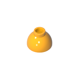 GDS-M253 - Brick Round 1.5 x 1.5 Dome Top [Plain]