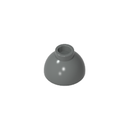 GDS-M253 - Brick Round 1.5 x 1.5 Dome Top [Plain]