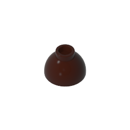 GDS-M253 - Brick Round 1.5 x 1.5 Dome Top [Plain]